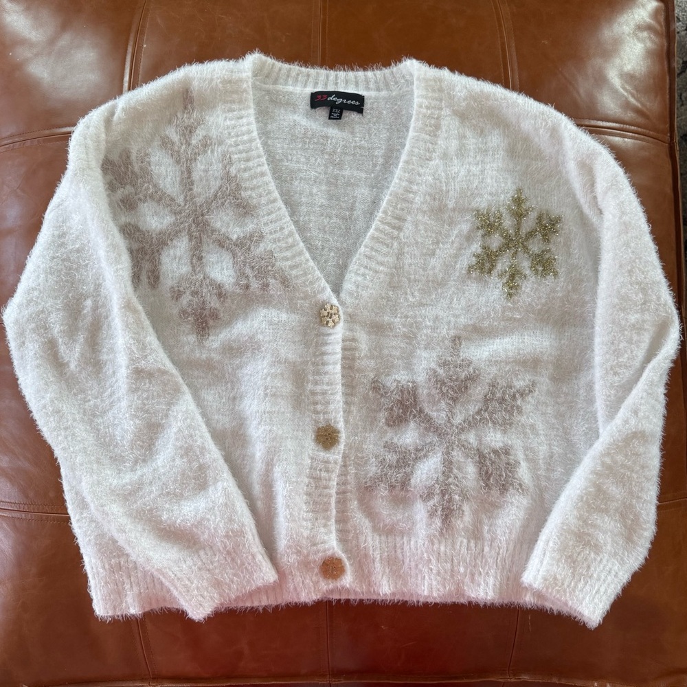 NWOT 33 Degree Snowflake Sweater - Picture 4 of 6